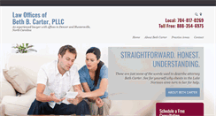 Desktop Screenshot of bbcarterlaw.com