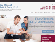 Tablet Screenshot of bbcarterlaw.com